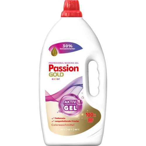 PASSION GOLD mosógél színes ruhákhoz 4 L